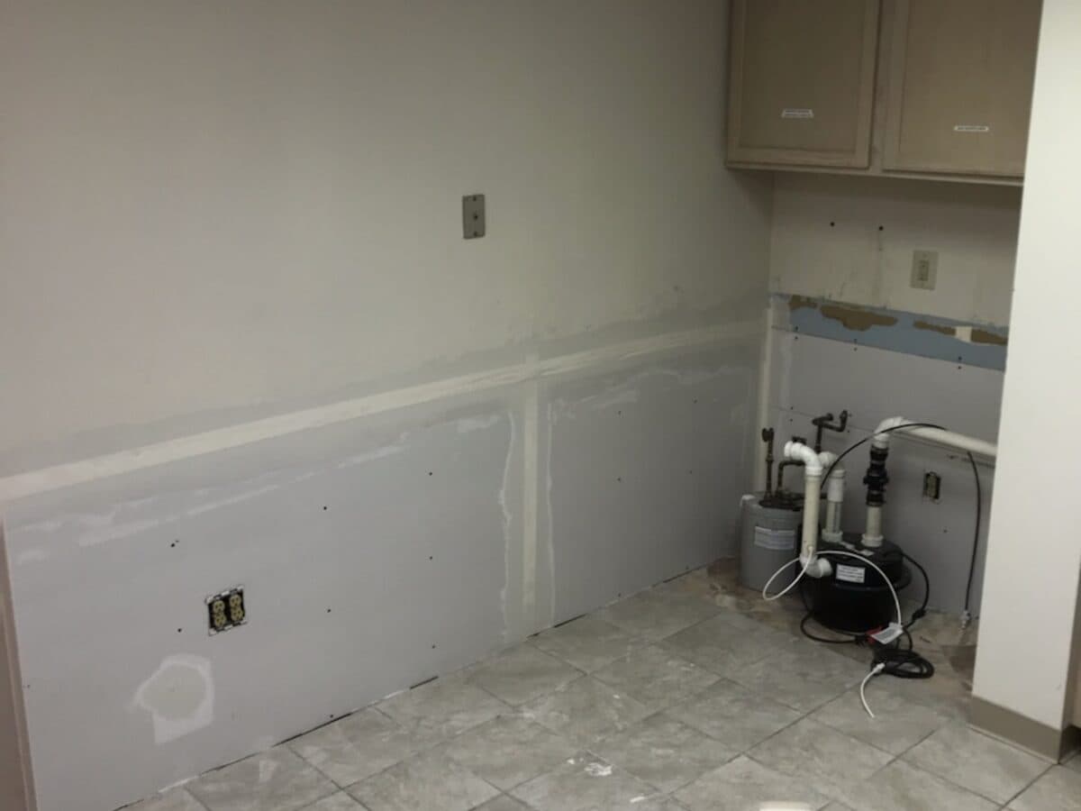 Commercial — Kitchenette Rebuild — in progress