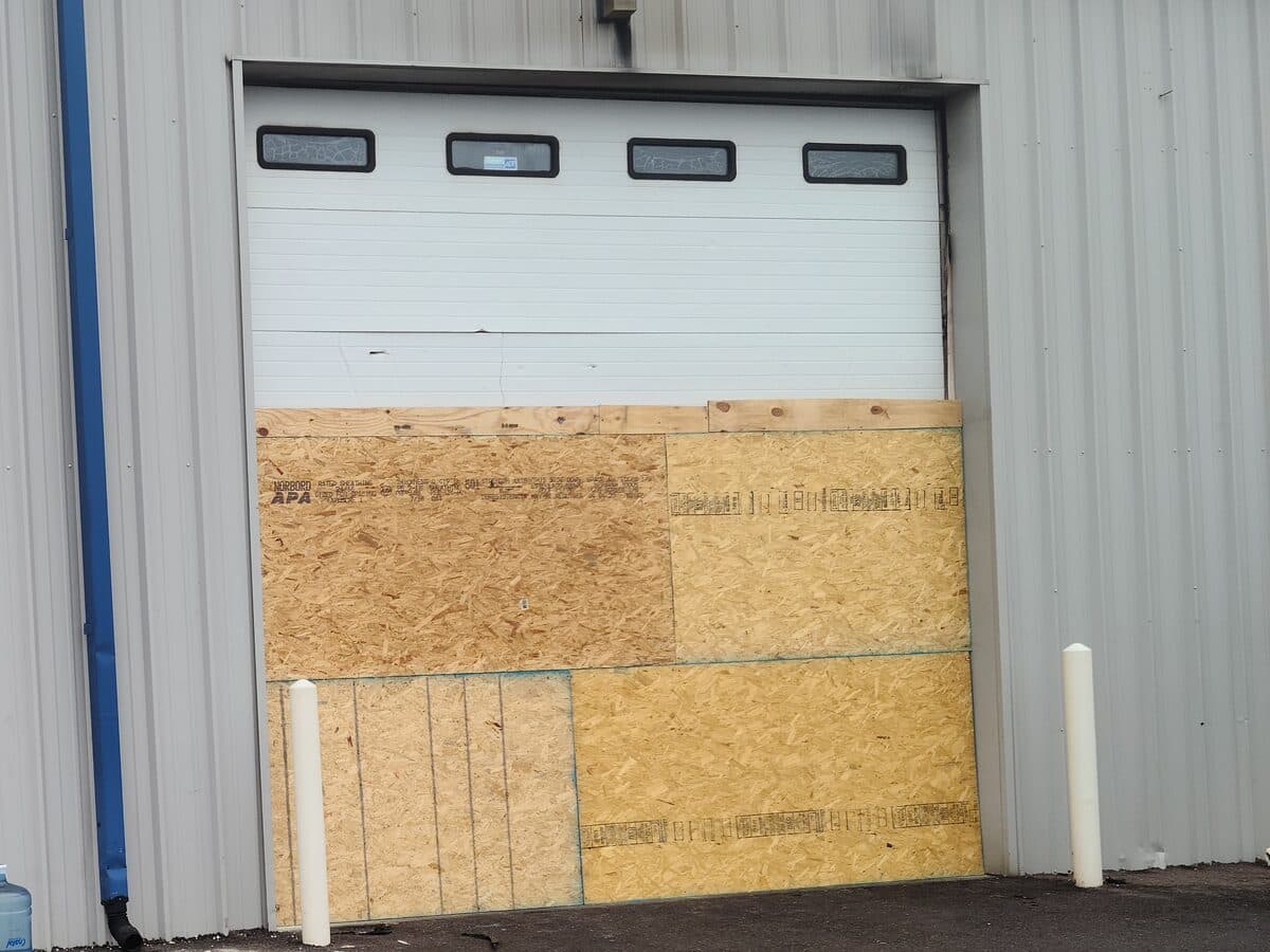 Commercial Fire — Emergency Board-Up — secured by TRC