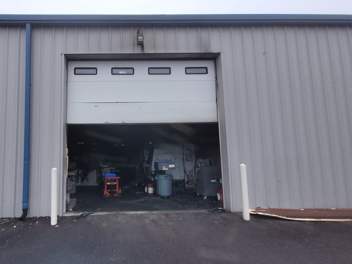 Commercial Fire — Emergency Board-Up — before