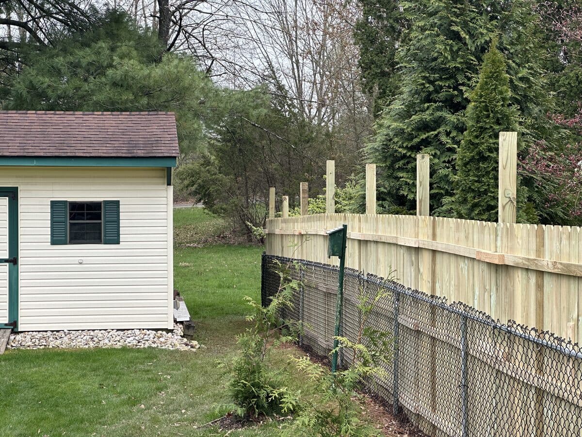 Storm & Wind — Rear Fence Line — after by TRC
