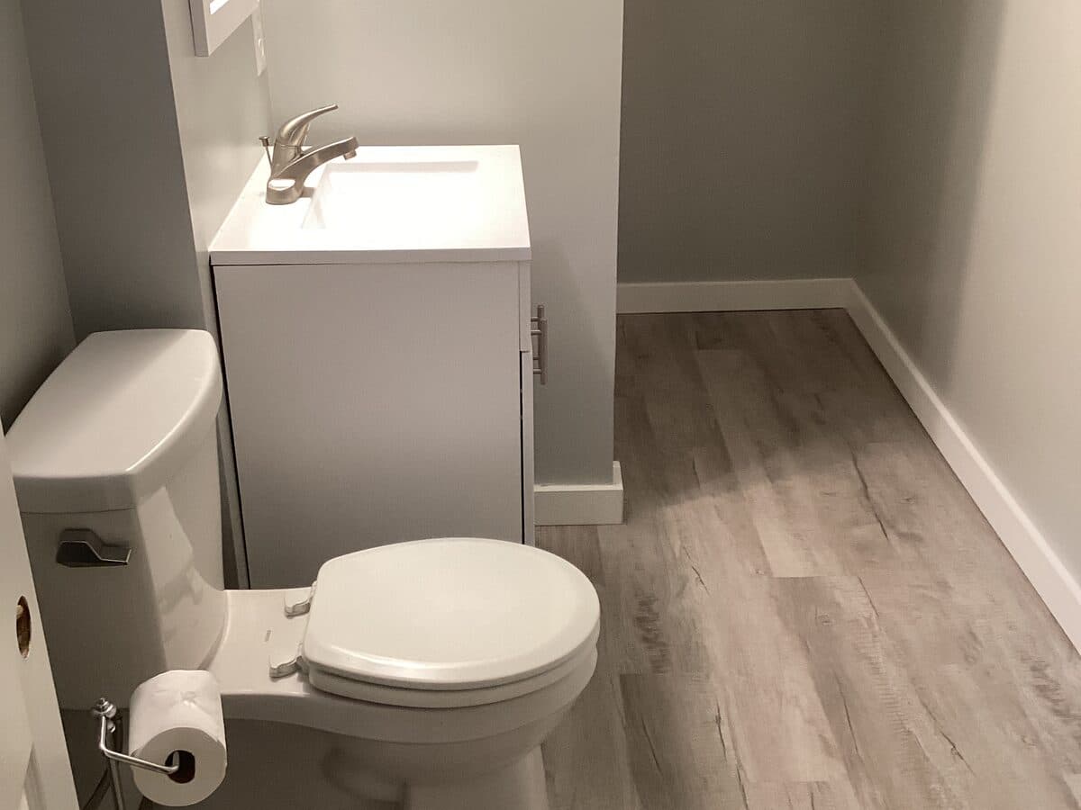 Water Damage — Bathroom Rebuild — after by TRC